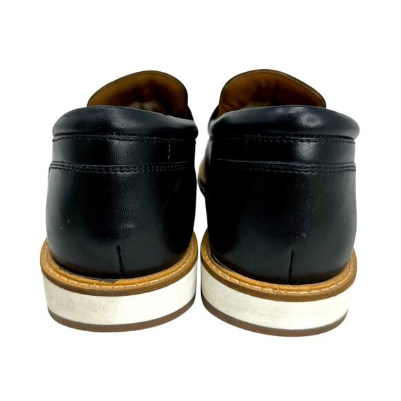 Thomas & Vine Watkins Penny Loafer - Black White - Picture 10 of 13